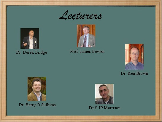 Image of the CK401 lecturers